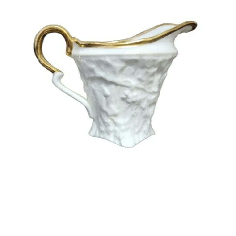 Vtg 1931 Royal Stafford Old English Oak Creamer Fine Bone China Gold Reg 764261
